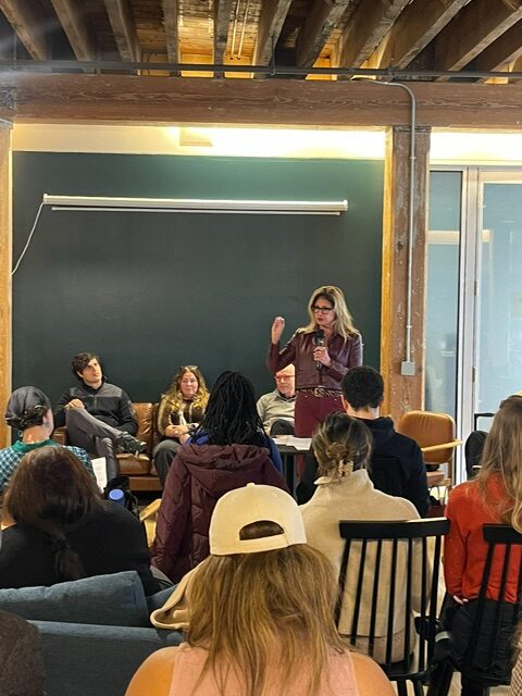 Tracy Byrnes speaking